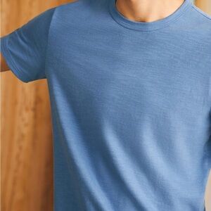 Men's Faherty Blue Horizon Sunwashed T-Shirt - NEW WITH TAGS
